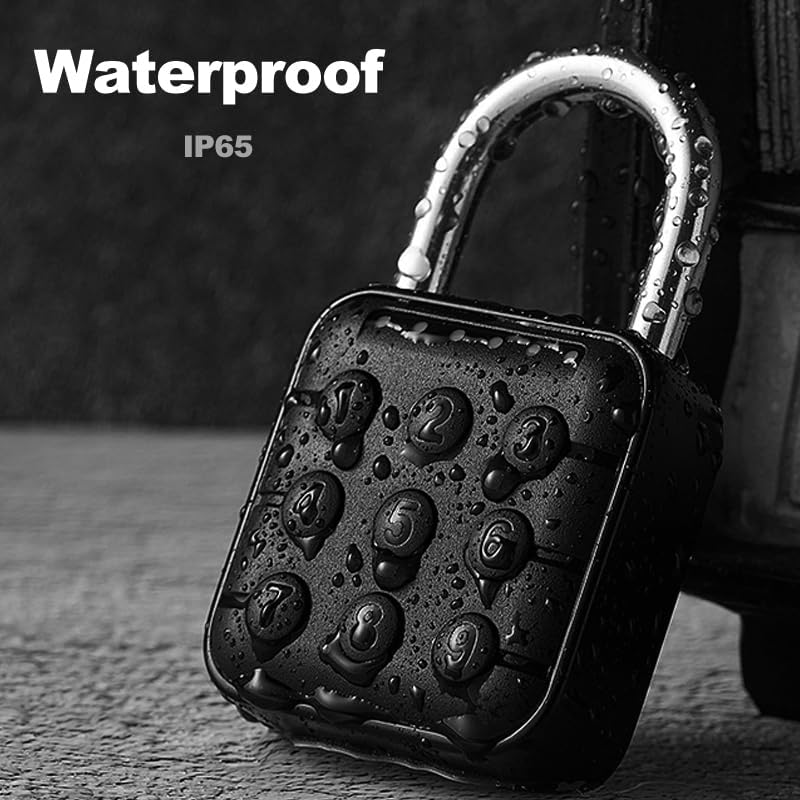 Waterproof Rust-resistant Durable Keyless Convenient and Fast Home Security Smart Password Padlock