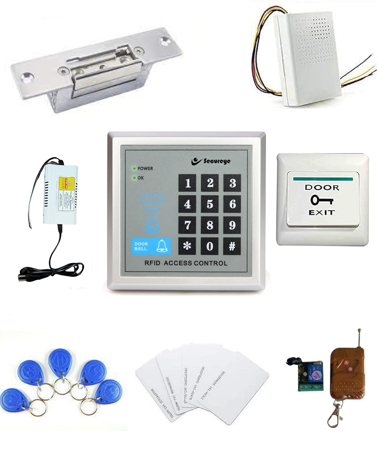 Card Access Control with Strike Lock