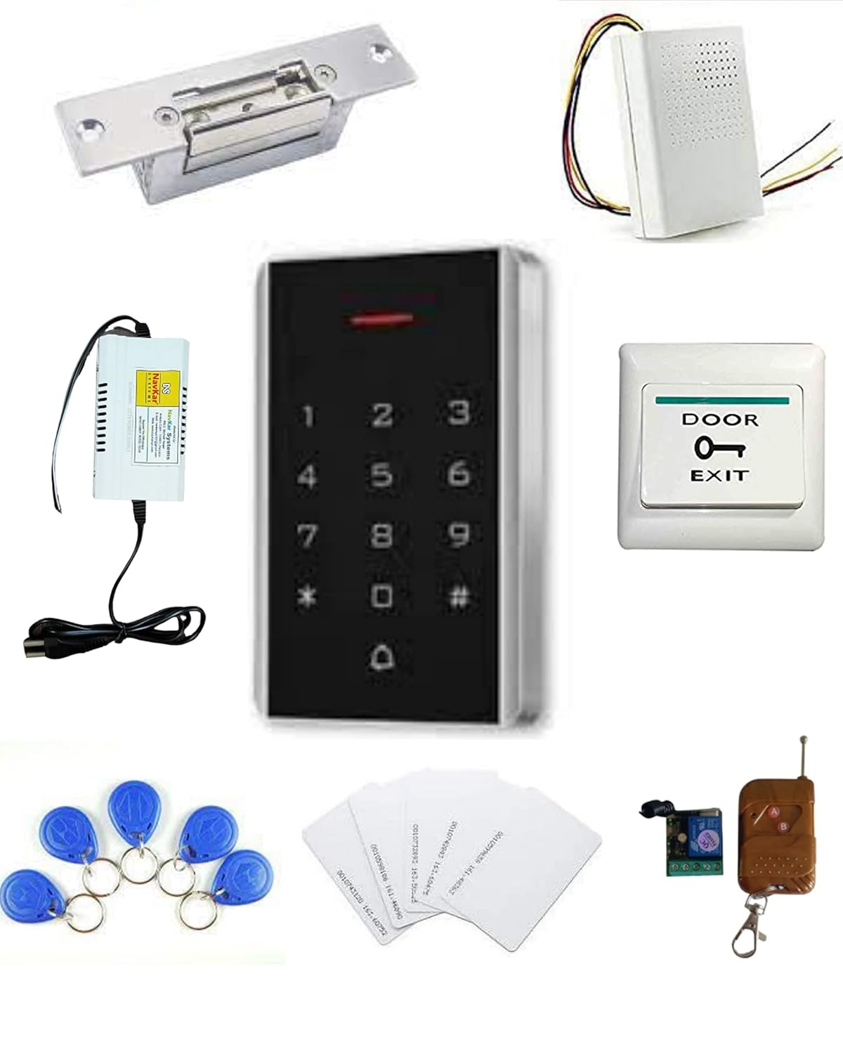 Card Access Control with Strike Lock