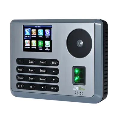 P160 multibiometric identification time & attendance and access control system