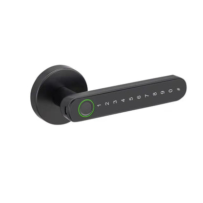 FPHL-900 Navkar Systems Intelligent Tuya App Handle Fingerprint Lock High Security Password Electronic Smart Door Lock