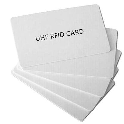 Navkar Systems Set of 200 RFID UHF Smart Cards | Long Reading Distance Card | White RFID Ultra High Frequency Smart Card | Library Smart Card | Up to 10 Mtr (Works with only UHF Reader)