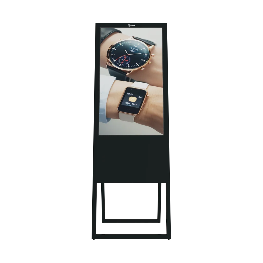 T291101-A E Series 43 Inch A-Type Floor Mount Digital Signage Display | Android 9 | 2GB RAM + 16GB ROM | Non-Touch | Indoor Commercial Advertising Display