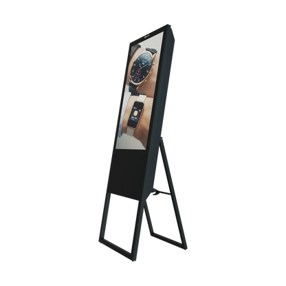 T291101-A E Series 43 Inch A-Type Floor Mount Digital Signage Display | Android 9 | 2GB RAM + 16GB ROM | Non-Touch | Indoor Commercial Advertising Display