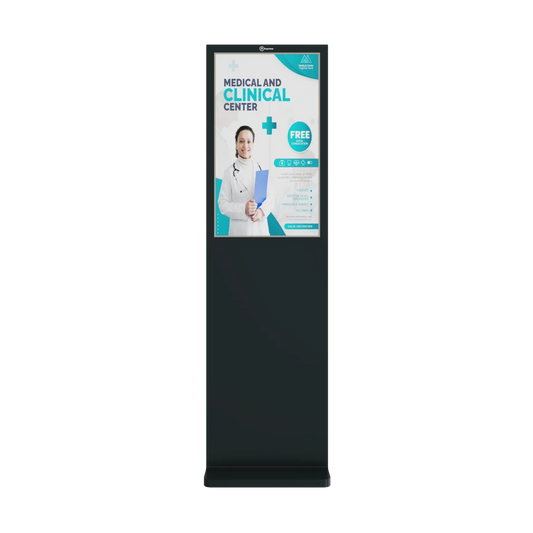 T291098-A E Series 43 Inch Floor Mount Digital Signage Display | Android 9 | 2GB RAM + 16GB ROM | Non-Touch | Indoor Commercial Advertising Display