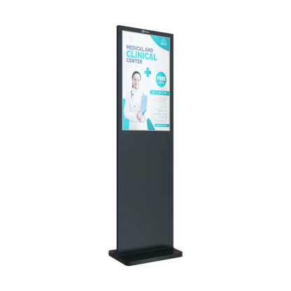 T291098-A E Series 43 Inch Floor Mount Digital Signage Display | Android 9 | 2GB RAM + 16GB ROM | Non-Touch | Indoor Commercial Advertising Display