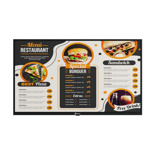 T291094-A E Series 32 Inch Wall Mount Digital Signage Display | Android 9 | 2GB RAM + 16GB ROM | HDMI Input | 350 Nits Brightness | Non-Touch | Indoor Commercial Display