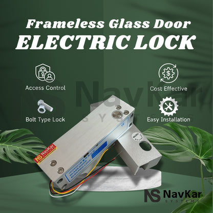 Fully Frameless Glass Door Lock for Glass Door with Glass Chowkhats