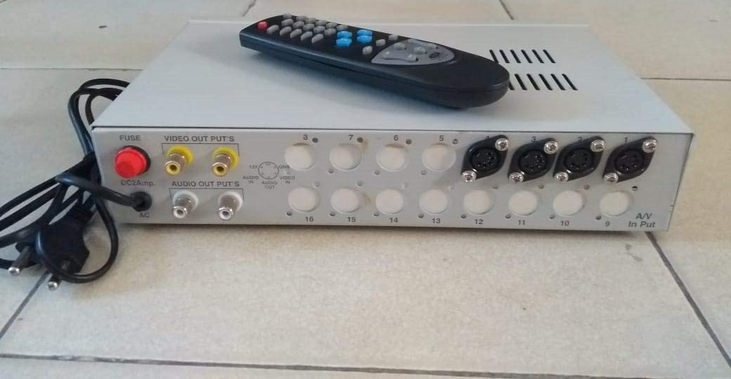 Navkar Systems Two way Four Channel Audio Switcher with four Audio units and required connectors