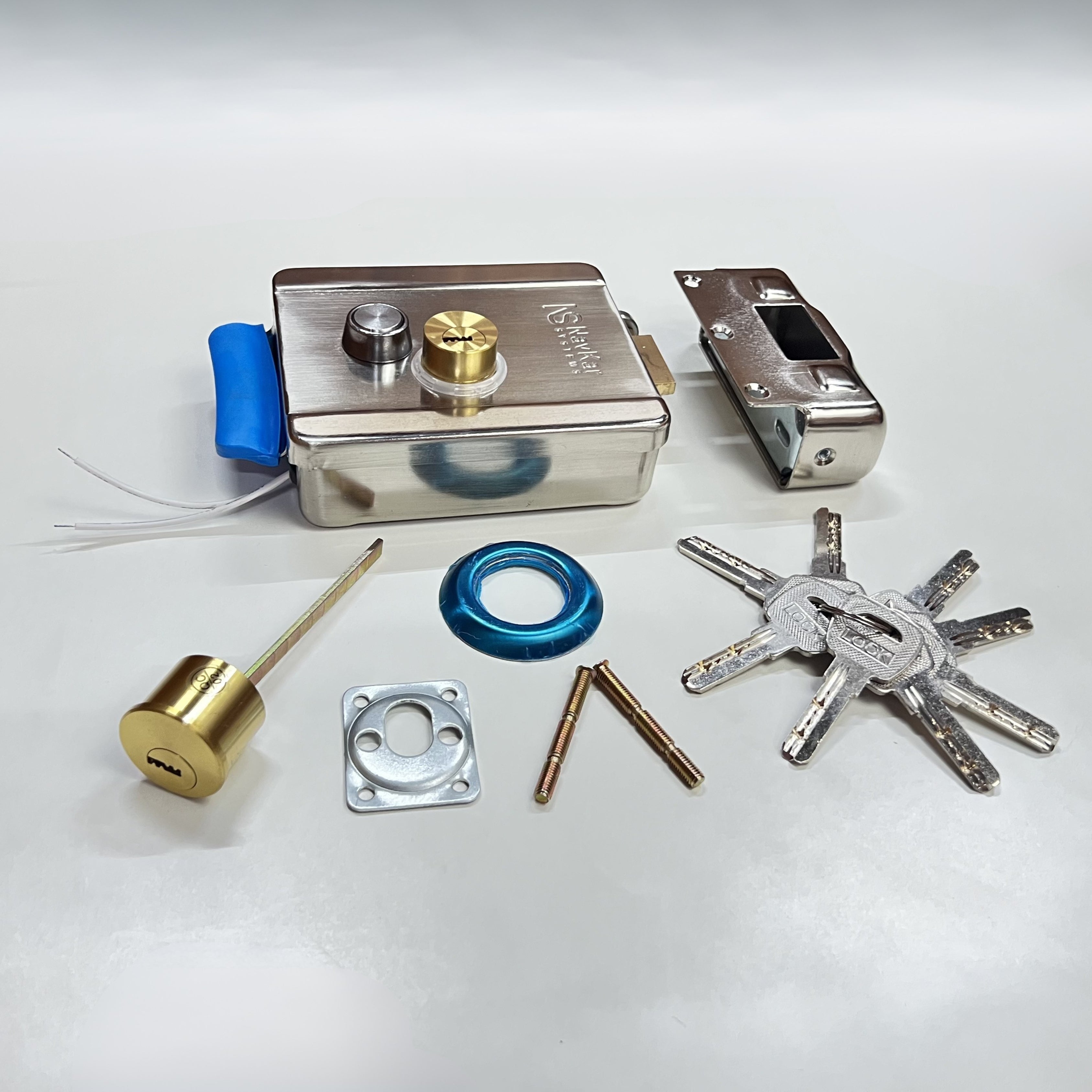 K☆1063 リュウ Combo-CN214 Electronic Rim Lock with Weatherproof IP68 Fingerprint