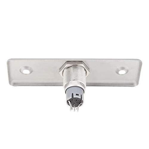 Navkar Systems Stainless Steel Square Switch Button Panel Door Exit Home Push Release for RFID Access Control System