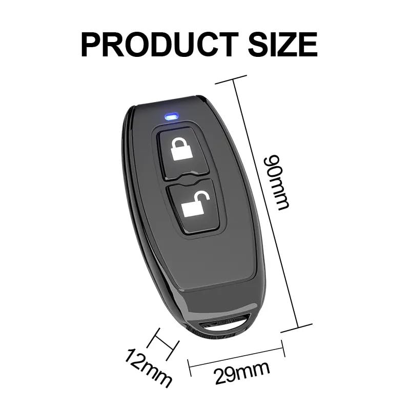 TTLock Bluetooth Remote Control Key Fob for Smart Door Locks – Wireless Lock/Unlock Button Remote, Compatible with TTLock App, Easy Pairing, Compact Design, Works with TTLock Enabled Devices