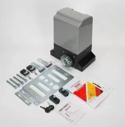 Navkar Systems Electric Sliding Gate Motor – 600KG Capacity | Gear System with Obstacle Sensor & 6 Gear Rails (20ft Approx. Total Length)