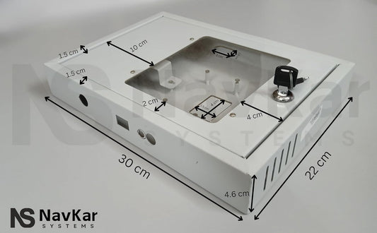 Navkar Systems Metal Casing Enclosure for ESSL Aiface Jupiter Face Finger Biometric Attendance Machine