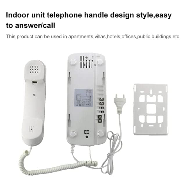 Audio Door Phone Supports Third Party Electronic Lock Control Works with 220 Volt AC