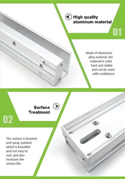 UI Bracket Installation Groove of Armature Plate for 280KG 600Lbs Magnetic Lock