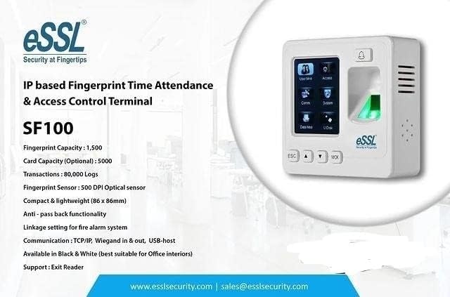 Fingerprint - SF100 IP based Fingerprint Time Attendance & Access Control System