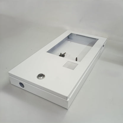(MC-503) Metal Cabinet for Realtime Aadhar 503 Face Attendance Device | Wall Mount Lockable Casing for Biometric Machine | Heavy Duty Security Enclosure