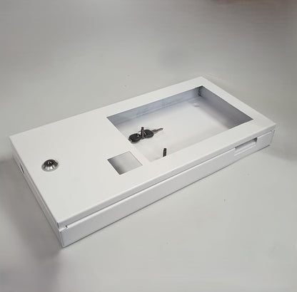 (MC-503) Metal Cabinet for Realtime Aadhar 503 Face Attendance Device | Wall Mount Lockable Casing for Biometric Machine | Heavy Duty Security Enclosure