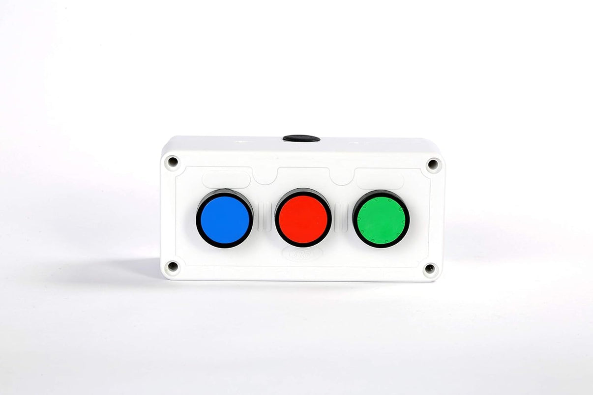 (SW-3B) NAVKAR SYSTEMS Plastic Unbreakable 3 way Emergency Push Button ...