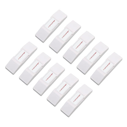Navkar Systems Pack of 10 Fire Alarm Emergency Door Release Exit Switch Push Button (EMG-SW) with Backbox Surface Mount