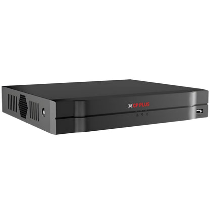 CP Plus 8Ch. Network Video Recorder, Instastream/H.265/Smart H.264+ Compression, Up to 8MP Resolution, Support 1 SATA HDDs up to 8TB Each, 2 USB Ports, Motion Detection [CP-UNR-108F1]