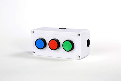 (SW-3B) NAVKAR SYSTEMS Plastic Unbreakable 3 way Emergency Push Button Switch Unit