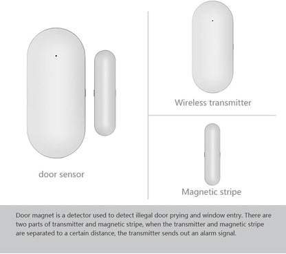 MCOC-43 433MHz Wireless Door/Window Magnetic Sensor for GSM Home Security Alarm Systems