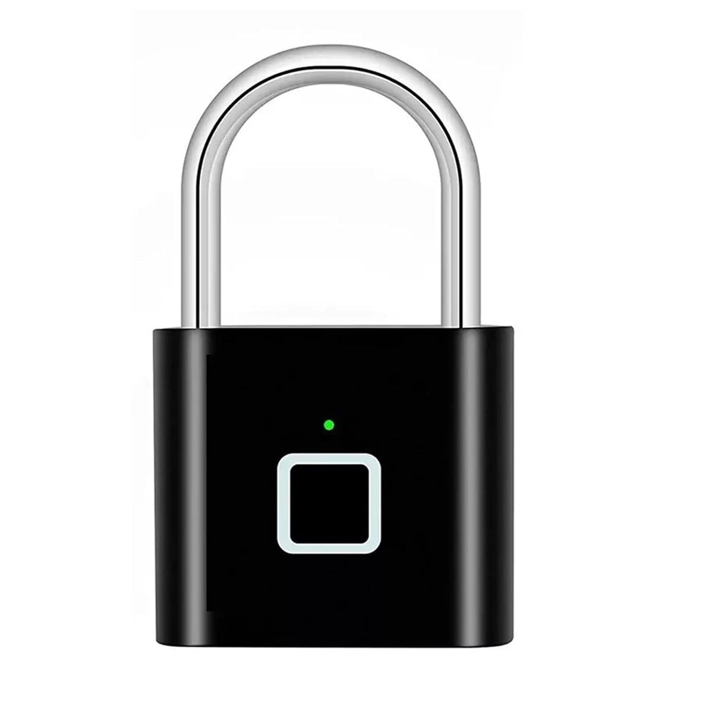 Smart Fingerprint Padlock, Finger Print Unlock Mini Security Key Friendly Kids and Elderly Keyless Lock Quick Anti-Theft