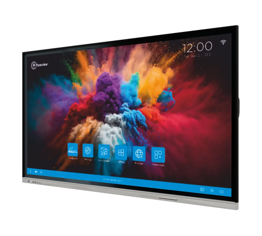 T291194-A 55 Inch All-in-One Interactive Flat Panel Display (IFPD) | 4K UHD | Android 14 | 8GB RAM + 128GB Storage | 20-Point Touch | 400 Nits | Commercial 24x7 Panel | Zero Bonding | Wall Mount Included | 3-Year Onsite Warranty