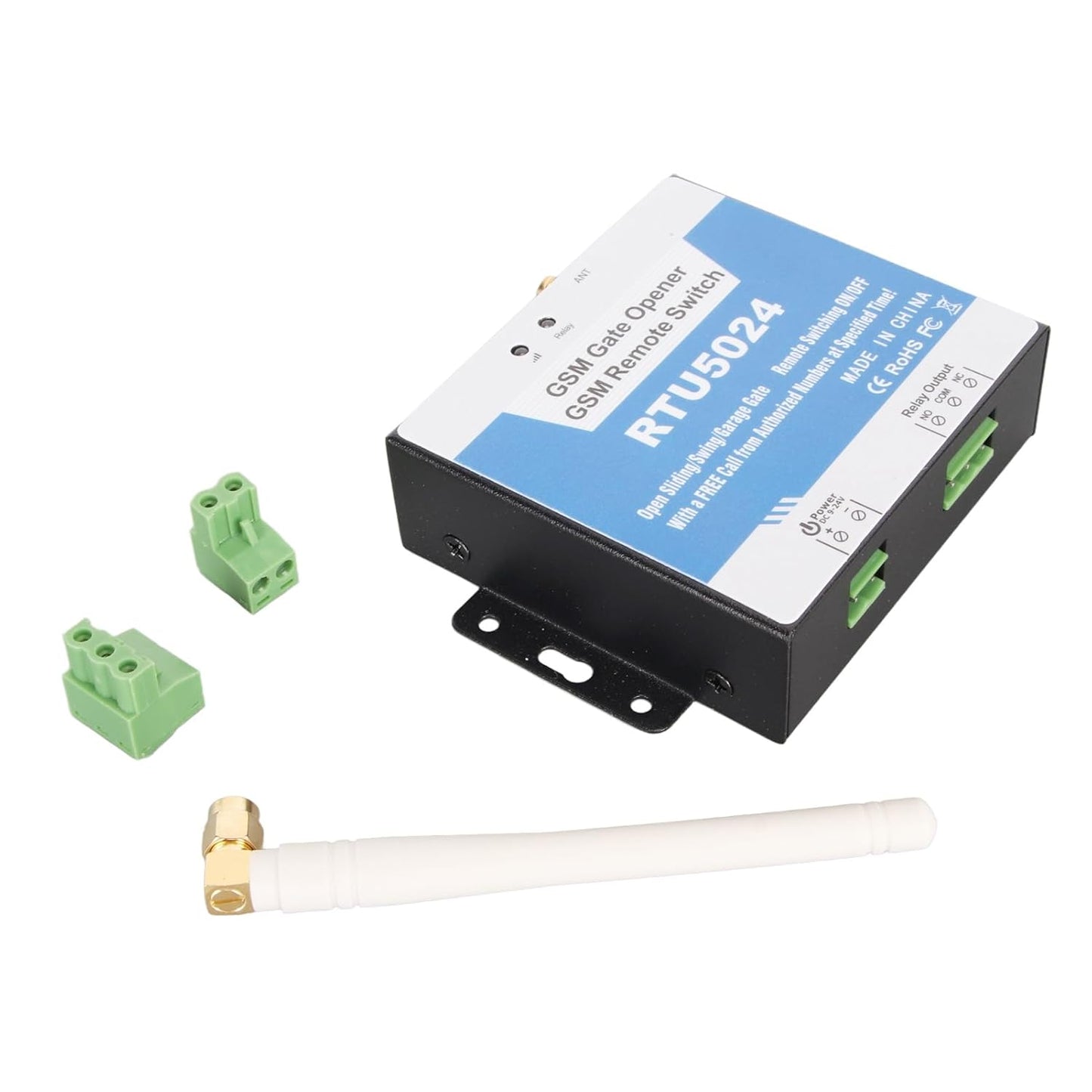 RTU5024 Smart GSM Gate Opener | Relay Switch | Wireless Remote Control Door Access Door Opener Free Call 850/900/1800/1900MHz