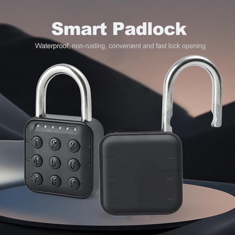 Waterproof Rust-resistant Durable Keyless Convenient and Fast Home Security Smart Password Padlock