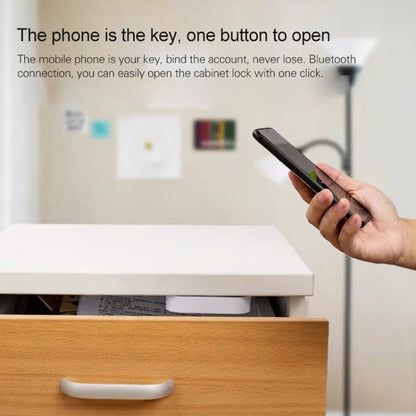 NAVKAR SYSTEMS T1 Bluetooth + Tuya APP Smart Drawer Lock Invisible Lock, Support Remote Control Unlocking