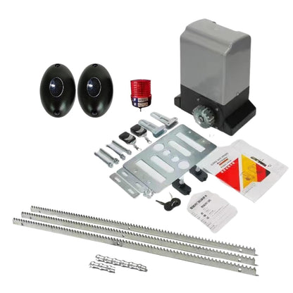 Navkar Systems Electric Sliding Gate Motor – 600KG Capacity | Gear System with Obstacle Sensor & 6 Gear Rails (20ft Approx. Total Length)