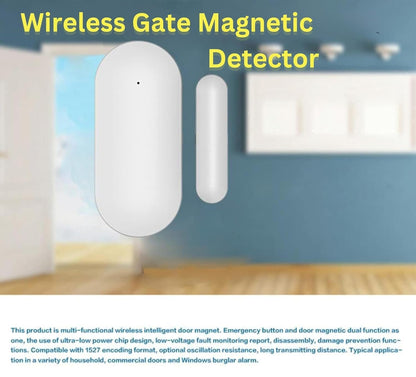 MCOC-43 433MHz Wireless Door/Window Magnetic Sensor for GSM Home Security Alarm Systems