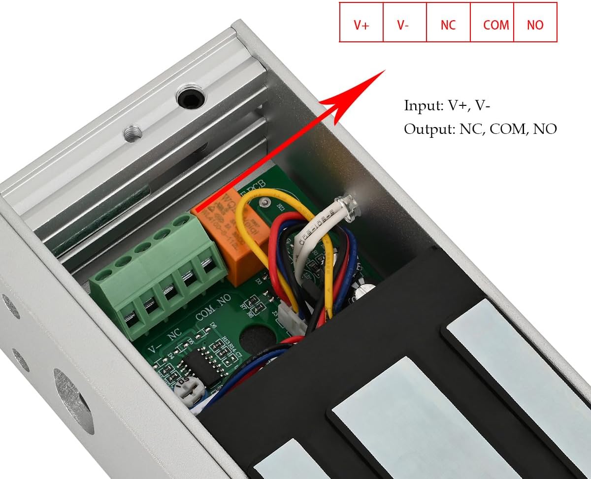 EM-605 EM Lock (Electromagnet) 600 Lbs with Feedback