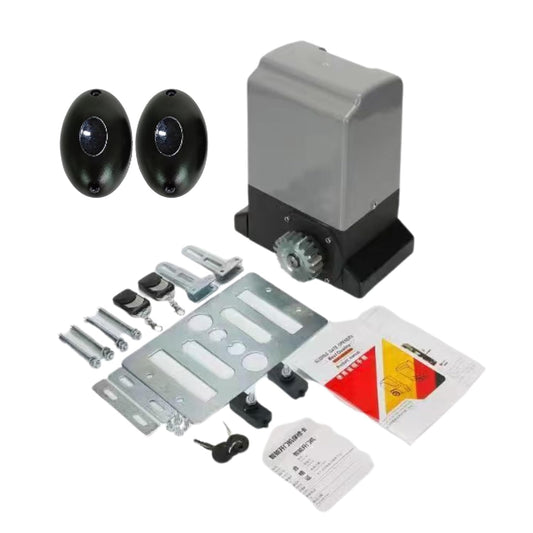 Navkar Systems 600KG Capacity Electric Sliding Gate Opener with Single Beam Sensor Without Gear Rack