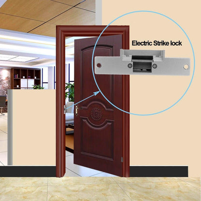 Combo-CN33 of Strike Lock with Remote Receiver with 2 Remotes and 8 channel power supply | Remote Lock for Existing Mortise Lock (Convert your Existing Mortise Lock operate by Remote)
