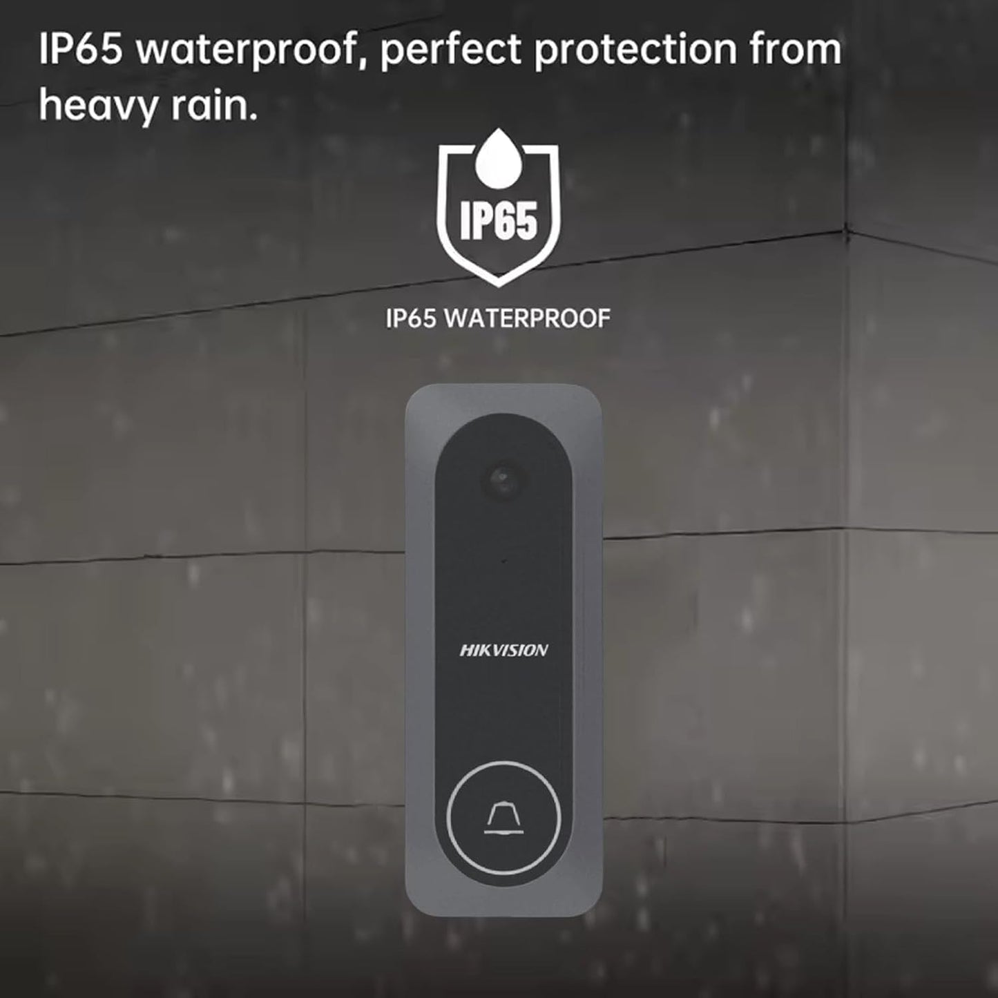 HIKVISION DS-KIS205T Wired Video Door Phone Kit | 7-Inch Indoor Monitor | HD Outdoor Doorbell Camera | Built-in Mic & Speaker | Noise Reduction | Night Vision | One-Touch Unlock Function