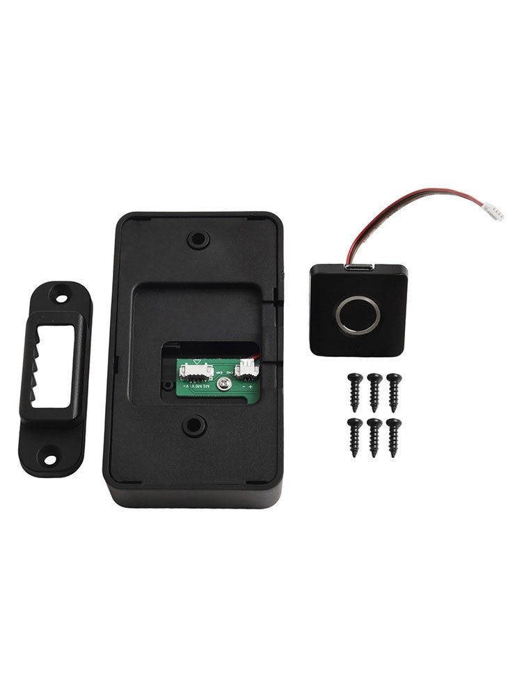 FPCL-100 Fingerprint Lock for Drawer & Cabinet Smart Lock with Emergency USB Power Input for Home, Cabinet, Drawer, Box, Locker