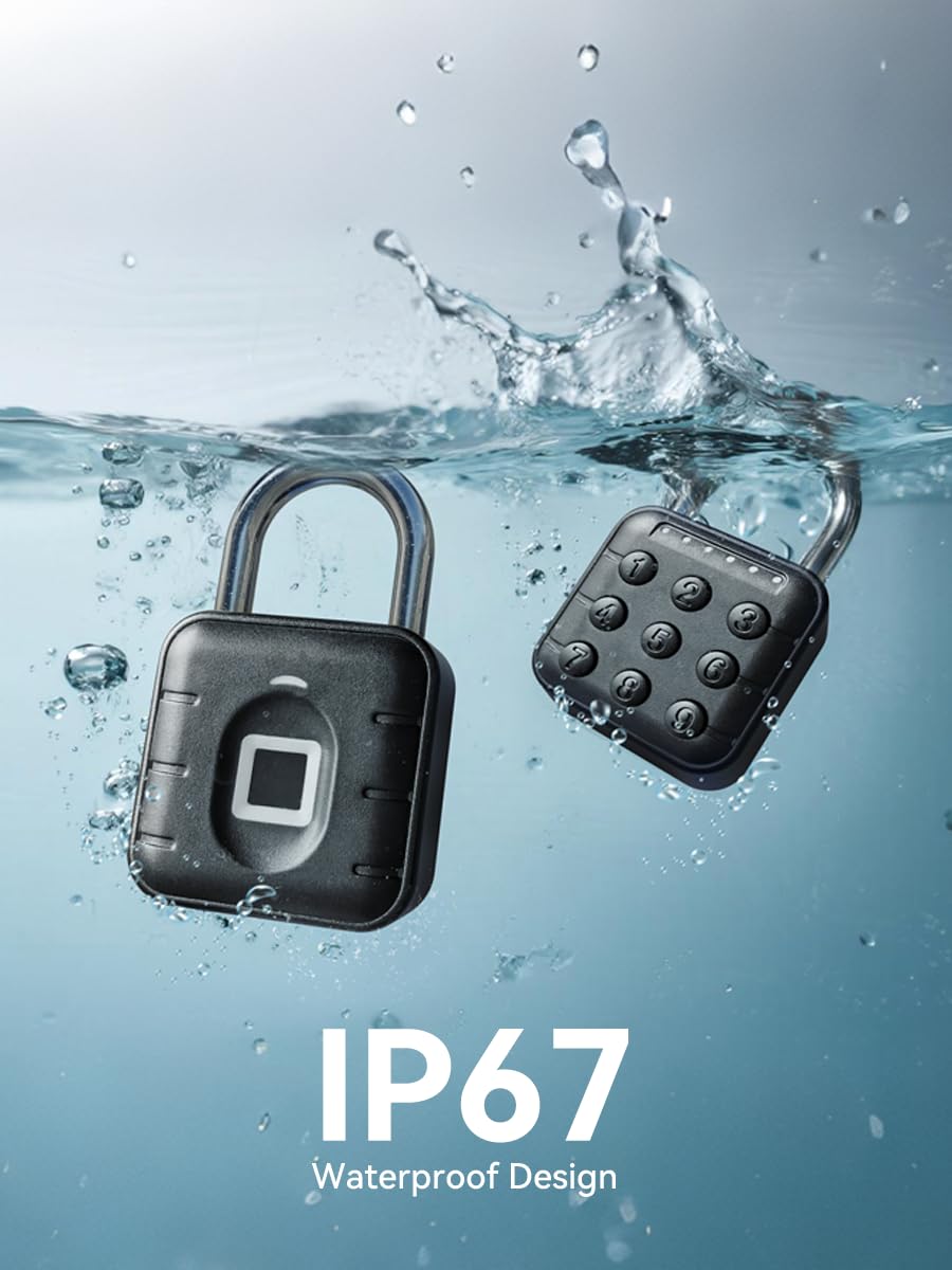 Waterproof Rust-resistant Durable Keyless Convenient and Fast Home Security Smart Password Padlock