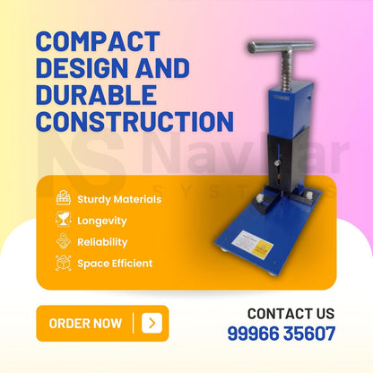 NAVKAR SYSTEMS Voucher Piercing Machine for Banks, Offices, Schools and other Institutions