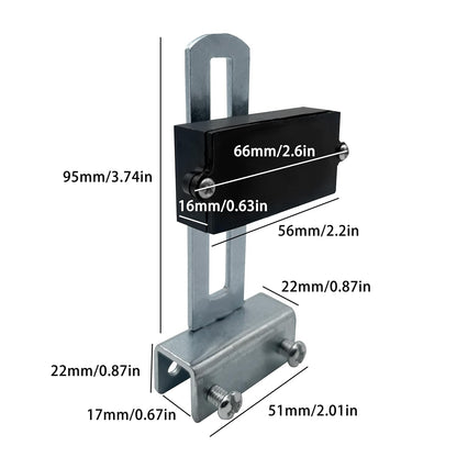 2 Pack Magnetic Limit Switch for Sliding Gate Opener with Mounting Brackets