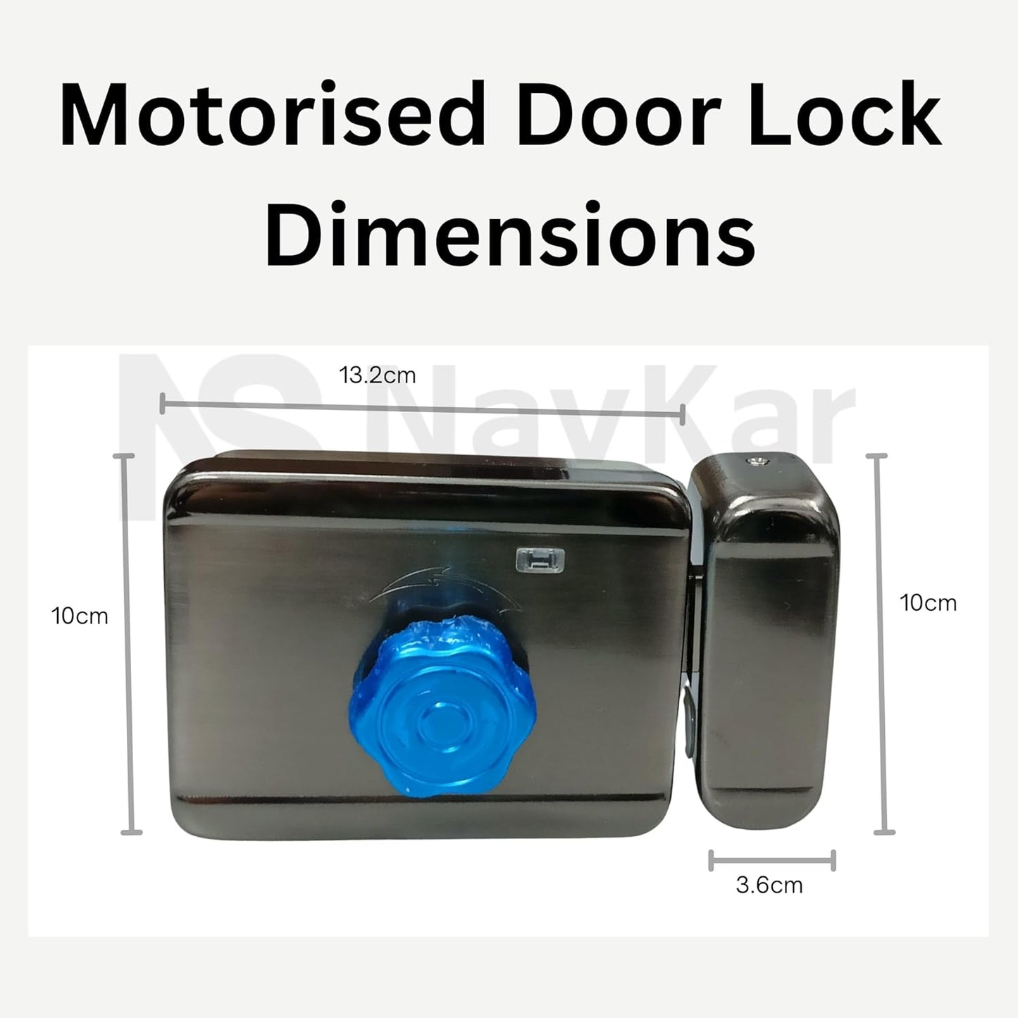 Combo-CN241 RFID Access Control with Motorized Lock and Power Supply for Wooden Door