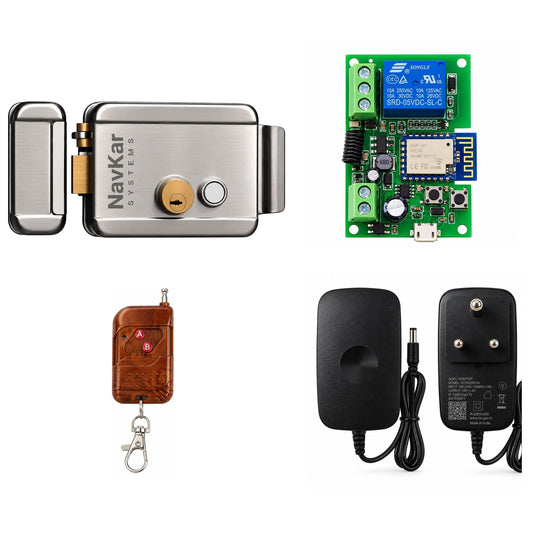 Wi-Fi Electronic Gate Lock with Remote