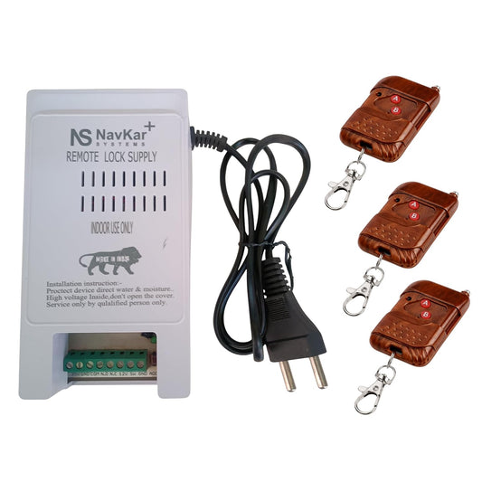 Combo-CN146 Relay Power Supply with Remote RECIVER and 3 REMOTES for Electronic Door Lock