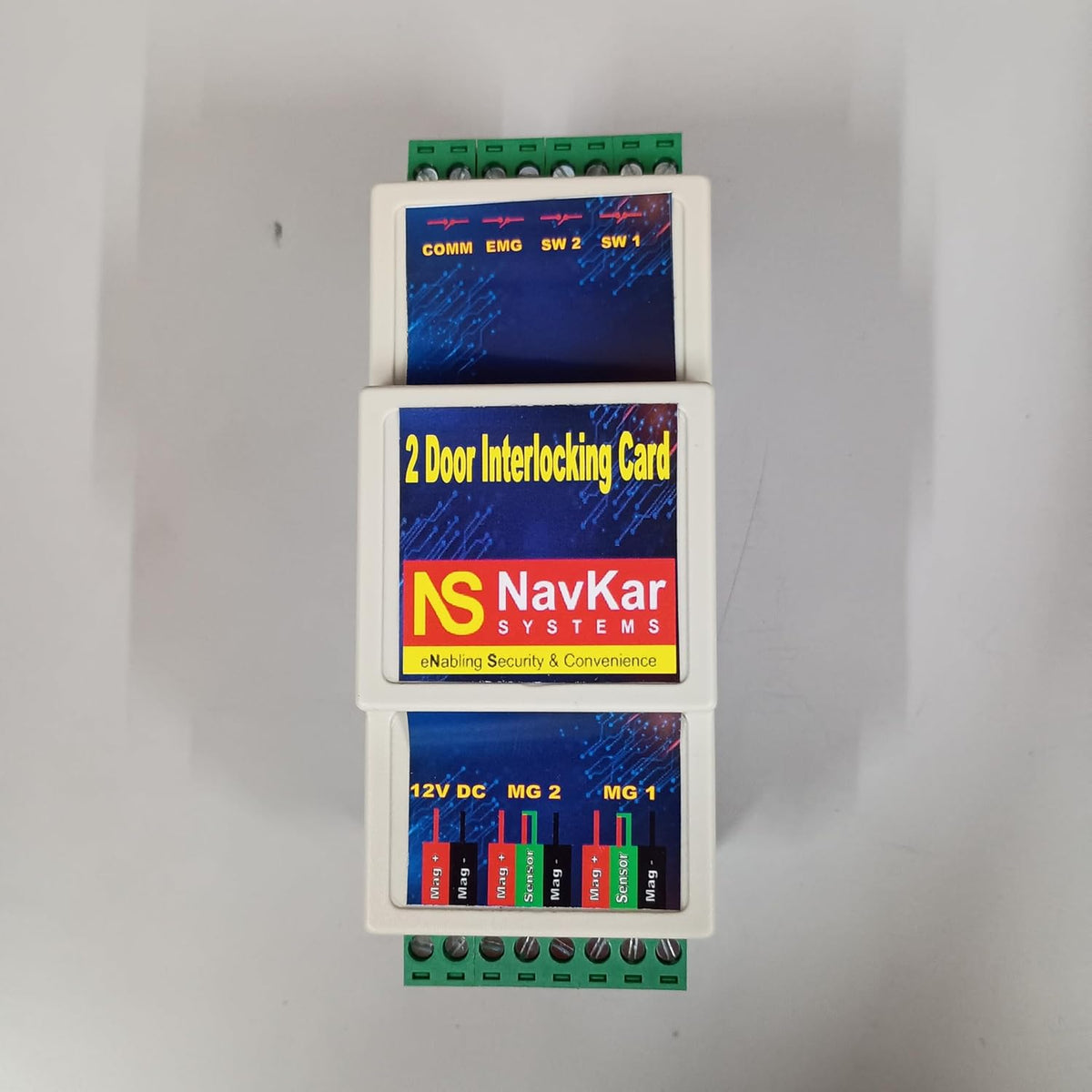 (DICM-02) 2 Door Interlocking Card MCB Type – Navkar Systems