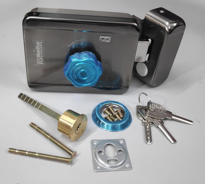 Combo-CN241 RFID Access Control with Motorized Lock and Power Supply for Wooden Door