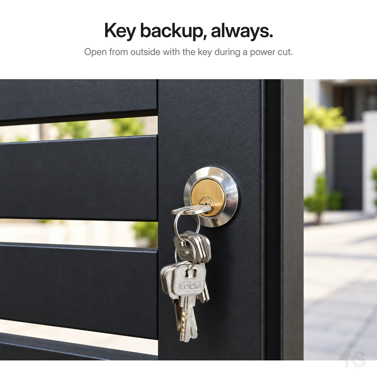 Wi-Fi Electronic Gate Lock with Remote