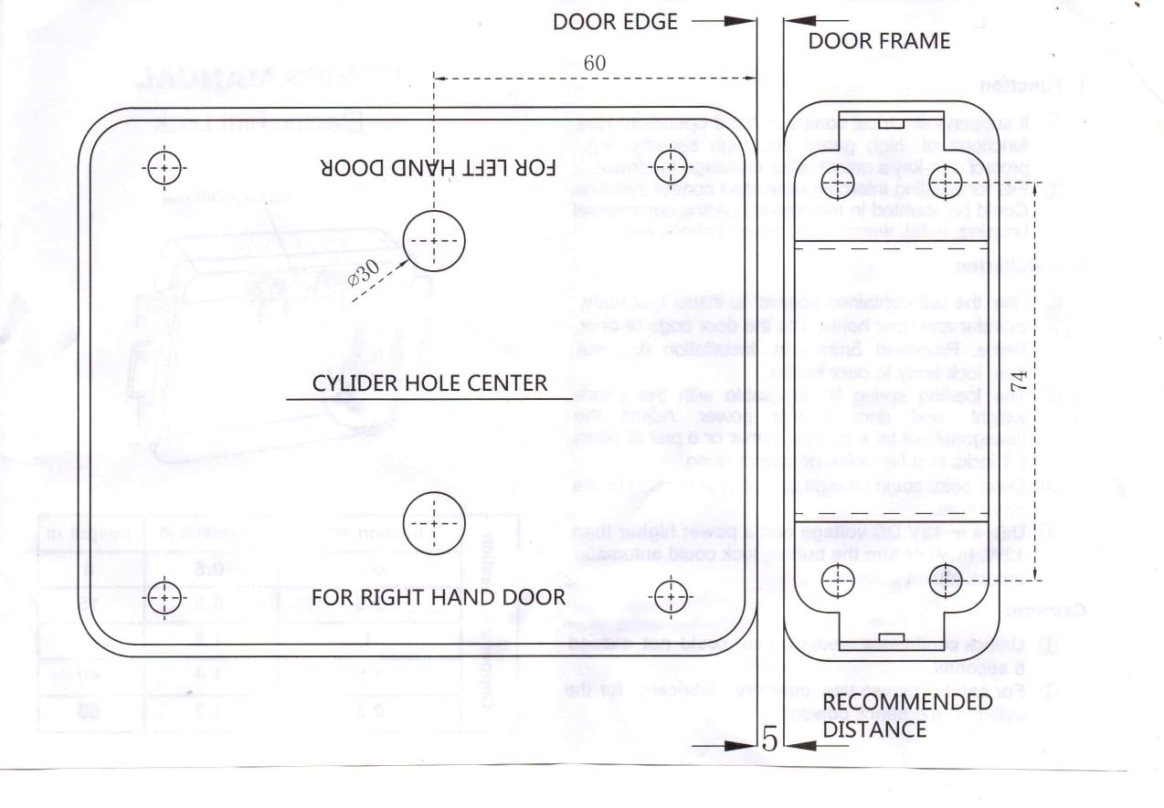 Stainless Steel Polished Electronic Lock for House Main Metal Door with Remote